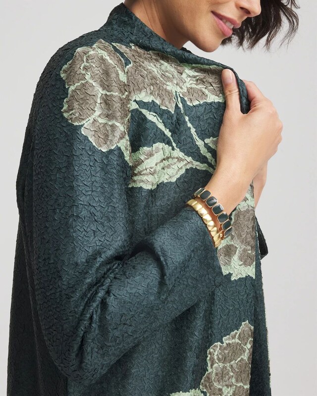 Travelers Collection Artisanal Crushed Reversible Jacket - image 4